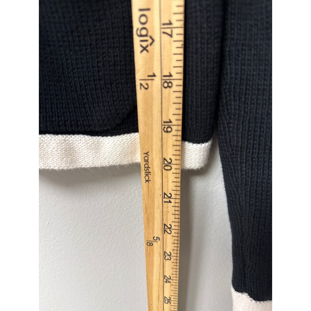 QUINCE 100% Organic Cotton Sweater Jacket Women S Cardigan Quiet Luxury Prep EUC - Picture 9 of 11